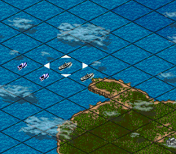 Konpeki no Kantai screenshot 3 for Super Famicom
